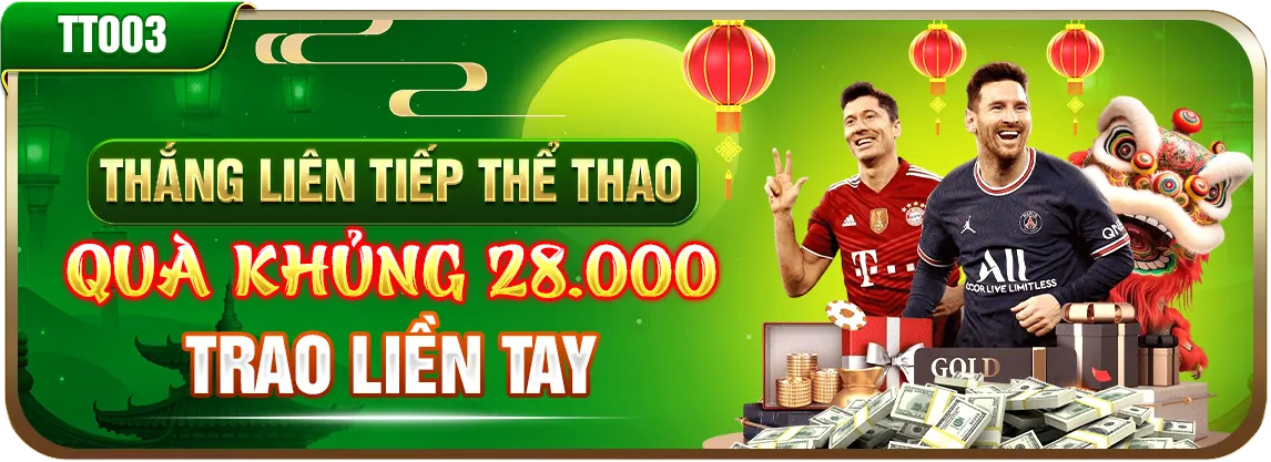 Tiền thưởng chào mừng Benvip
